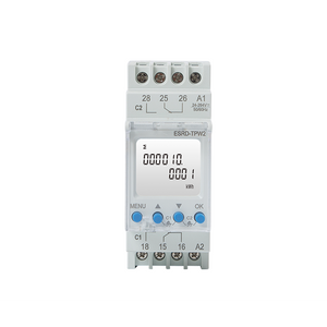 ESRD-TPW2 DIN-Schienen-LCD-Display - Wochentimer mit 90 Programmen - Wochen-/Tagesprogramm-Timer und Puls