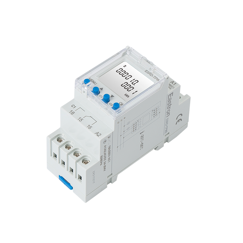 ESRD-TPW2 DIN-Schienen-LCD-Display - Wochentimer mit 90 Programmen - Wochen-/Tagesprogramm-Timer und Puls