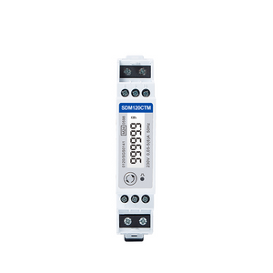 SDM120CT-MODBUS-MID Einphasiges 5A CT-betriebenes digitales Multifunktions-Puls- und Modbus-Messgerät für DIN-Schiene mit Hintergrundbeleuchtung - MID-zertifiziert