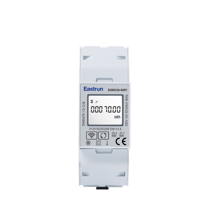 SDM230-WIFI 1-Phase 100A Direct Connected DIN Rail Digital Multifunction- MID Certified