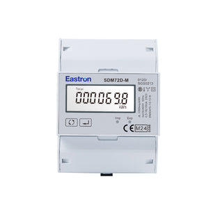 SDM72D-M-2-MID Three-Phase 100A Direct Connected DIN Rail Digital Multifunction Pulse & Modbus Meter- MID Certified