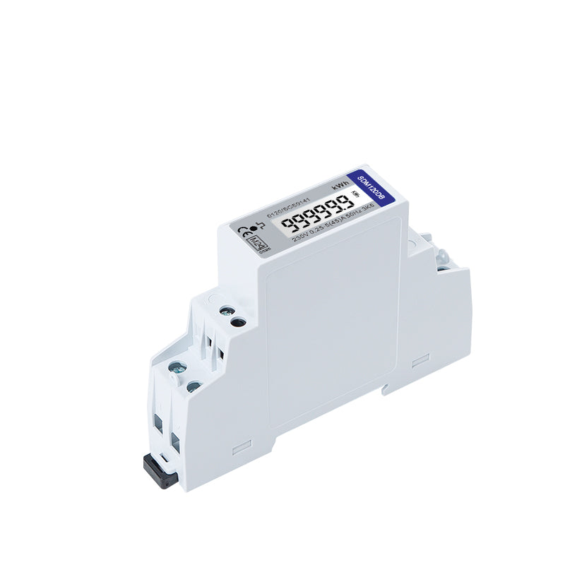 SDM120DB-MID Single-Phase 45A Direct Connected DIN Rail Digital kWh Pulse Meter with Backlight - MID Certified