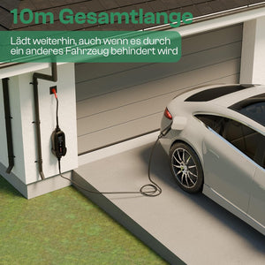 NRG CHARGE Type 2 Portable EV Charger 11kW (10m, 3-Phase) – Fast Charging Cable for Tesla, VW, BMW & More