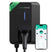 NRG CHARGE VELOX | Electric Vehicle Charger | Untethered | Type 2 | Single Phase | Level 2 Wall Mount EV Home Charger | Black | Compact 255×180×105mm (Black, 7,4 kW)
