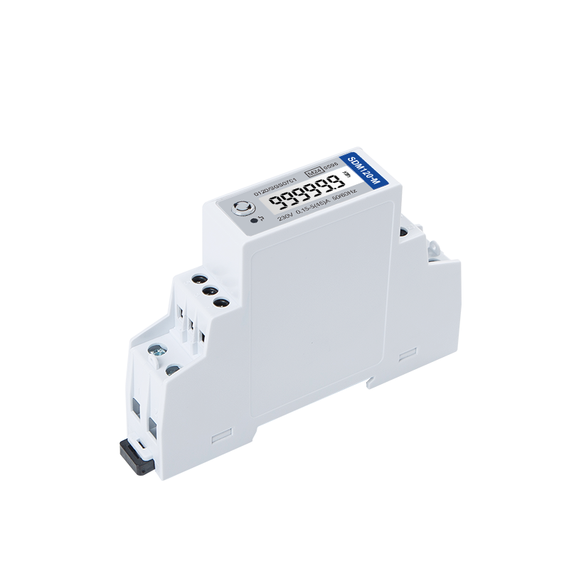 SDM120-MODBUS-MID Single-Phase 45A Direct Connected DIN Rail Digital Multifunction Pulse & Modbus Meter with Backlight - MID Certified