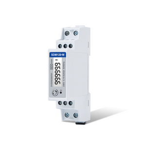 SDM120-MODBUS-MID Single-Phase 45A Direct Connected DIN Rail Digital Multifunction Pulse & Modbus Meter with Backlight - MID Certified