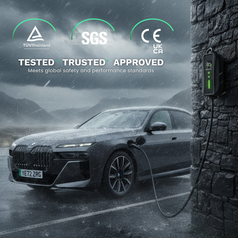 NRG CHARGE Type 2 Portable EV Charger 11kW (10m, 3-Phase) – Fast Charging Cable for Tesla, VW, BMW & More